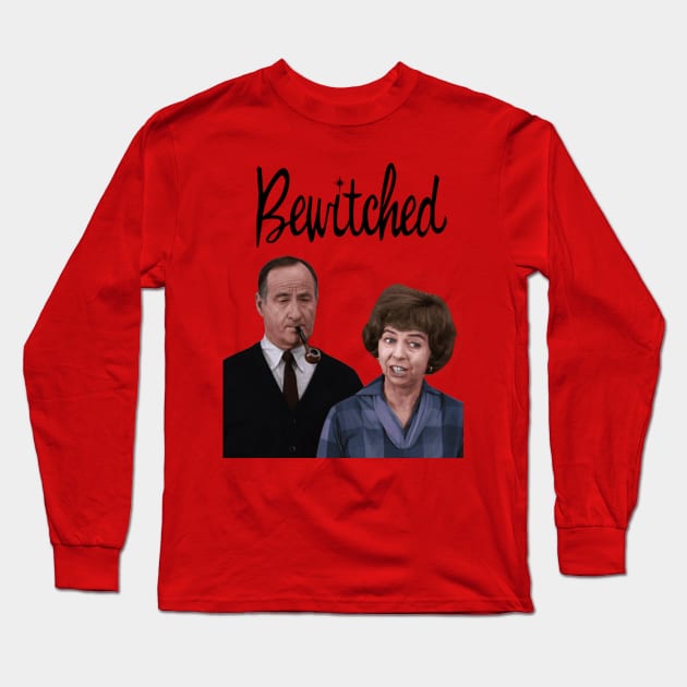 Bewitched  1960s comedy series ,George Tobias, Alice Pearce Long Sleeve T-Shirt by CS77